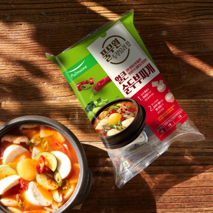 풀무원 얼큰순두부찌개 Kit 600g