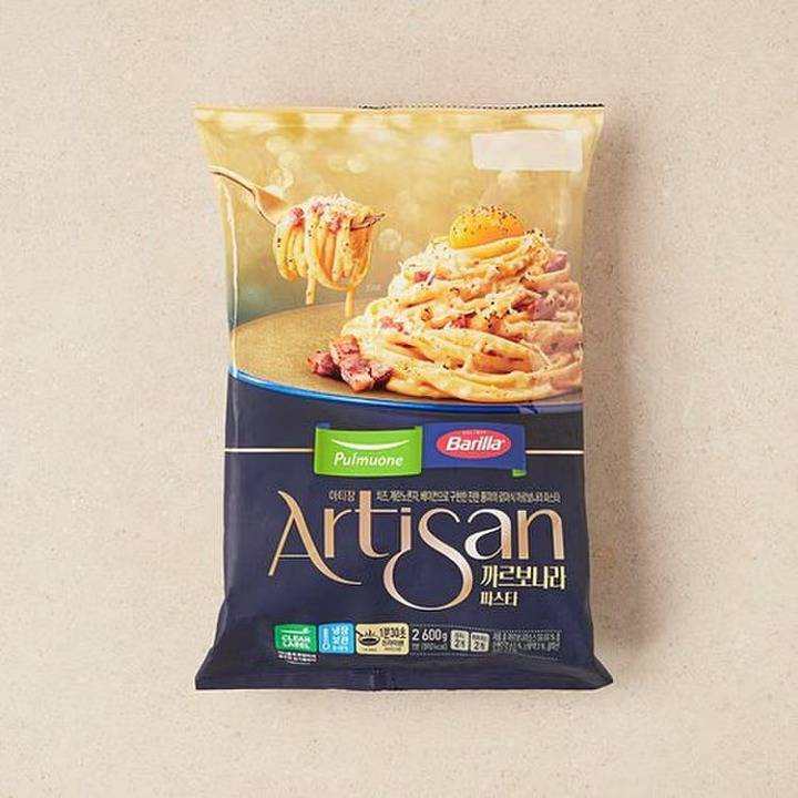 풀무원 아티장 까르보나라 600g(2인분)