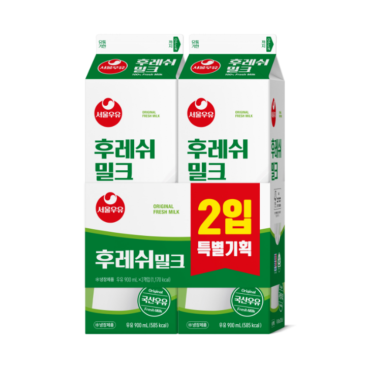 서울 후레쉬밀크 900ml*2