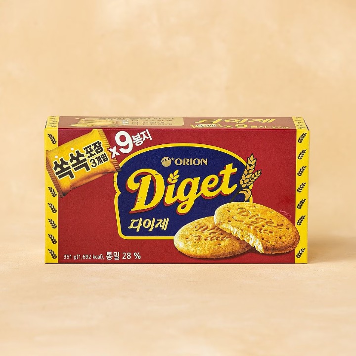 오리온 다이제 9입 351g