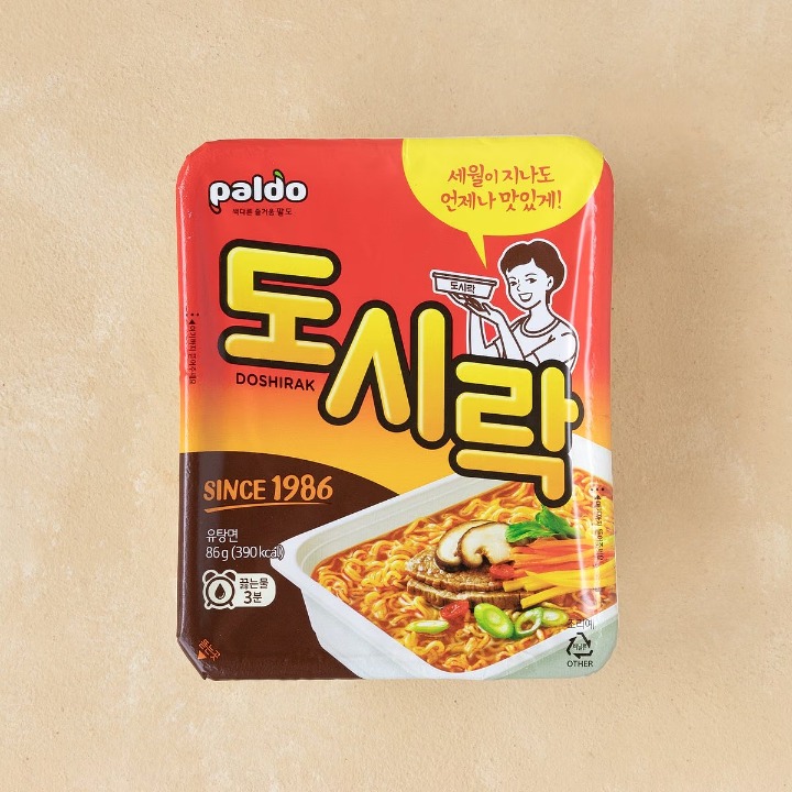 팔도 도시락 86g