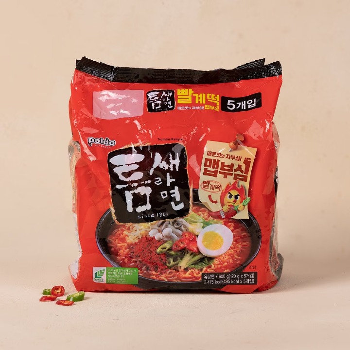 팔도 틈새라면 120g*5입