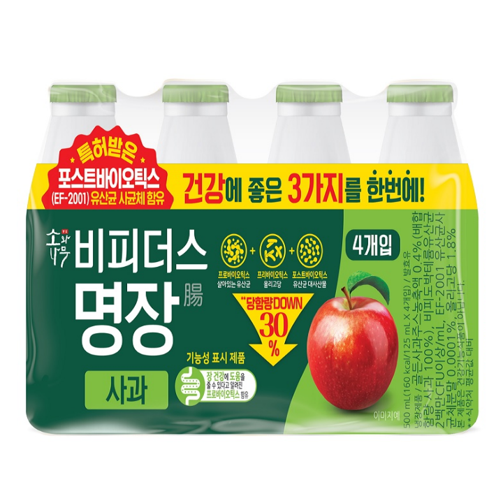 동원 비피더스 명장 사과 125ml*8