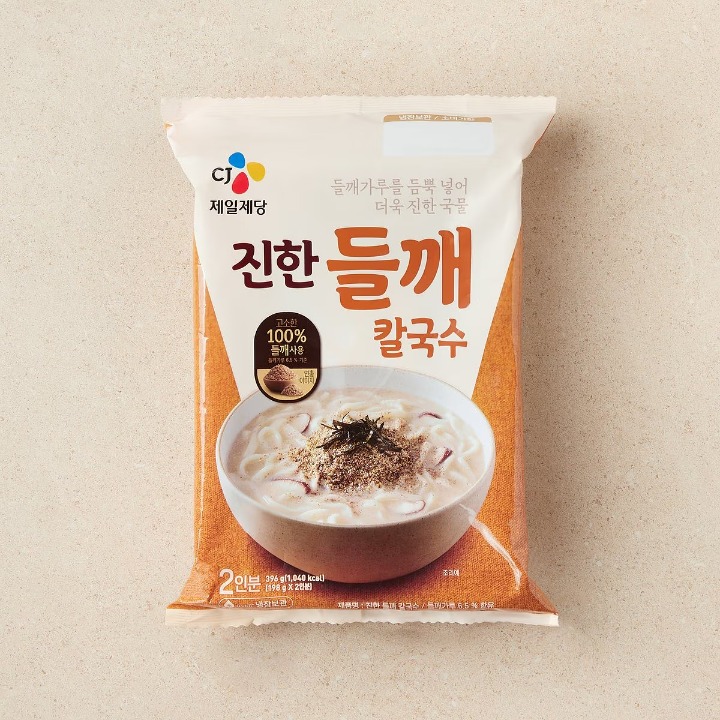 CJ 진한들깨칼국수 2인 396g