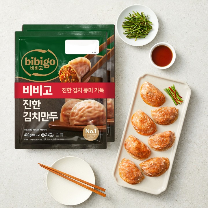 비비고 진한김치만두 400g*2