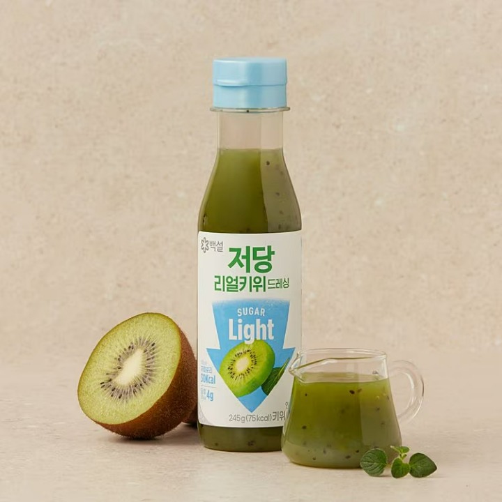 백설 저당 리얼키위 드레싱 245g