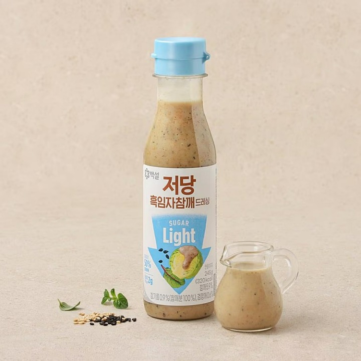 백설 저당 흑임자참깨드레싱 245g