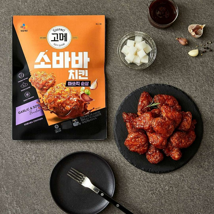 CJ 고메 소바바치킨 마쏘킥 순살 240g