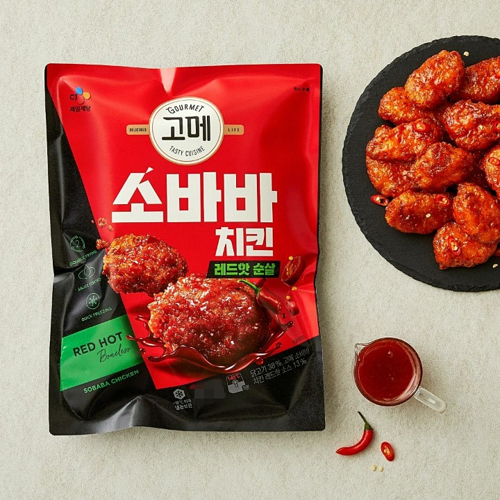 CJ 고메소바바치킨 레드핫순살 240g