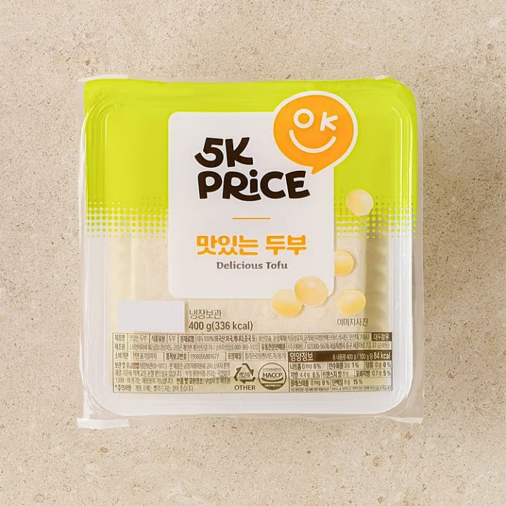 5K프라이스 맛있는 두부 400g