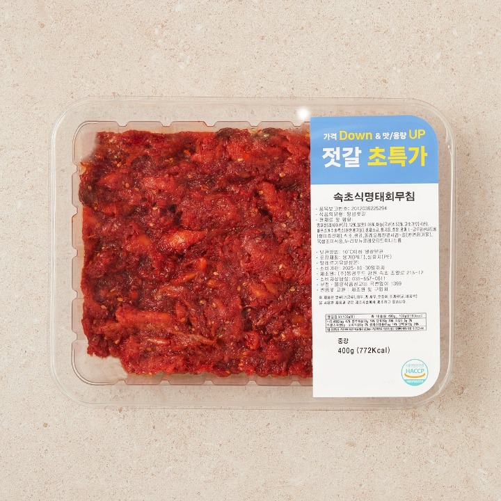 속초식명태회무침 400g