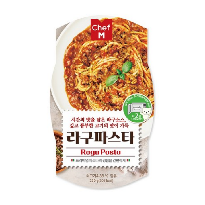 NEW쉐프엠 미트파스타230g