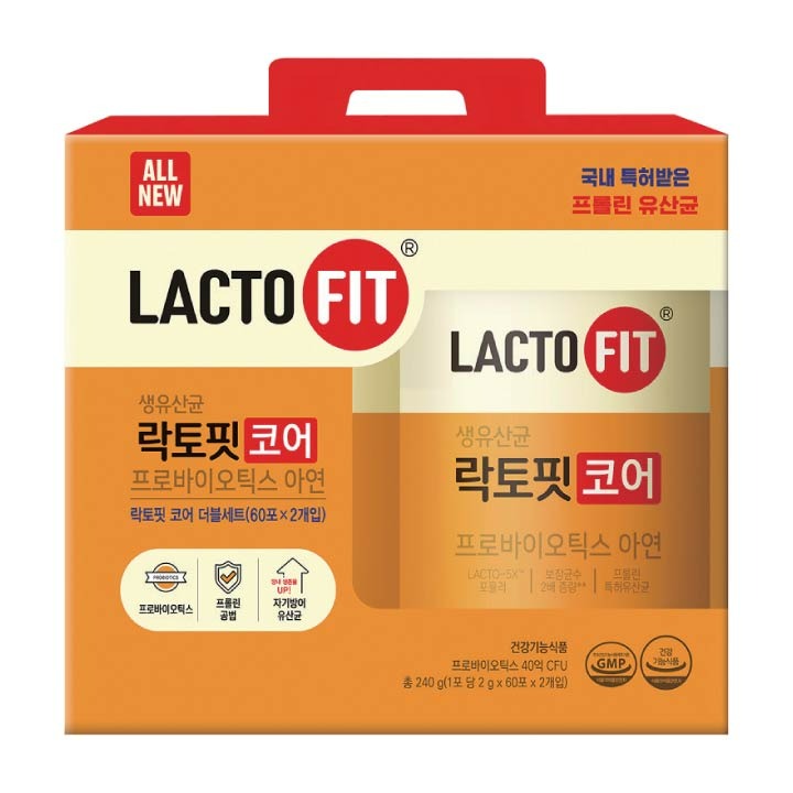 (S)락토핏코어 더블세트 2g*60포*2입