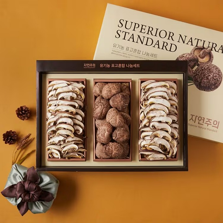 자연주의 유기농 표고혼합 나눔세트