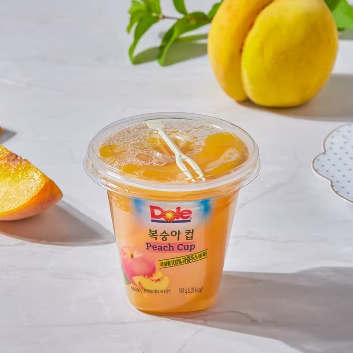 Dole 복숭아 컵 198g