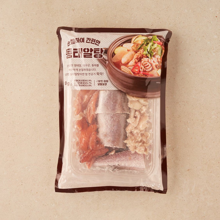 손질하여 간편한 동태알탕(700g/팩)