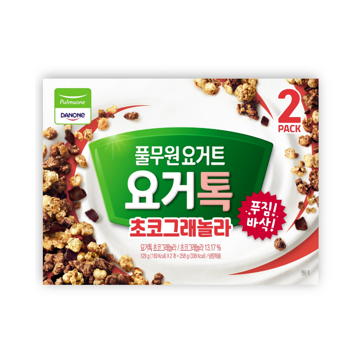 다논 요거톡 초코그레놀라 130g*2