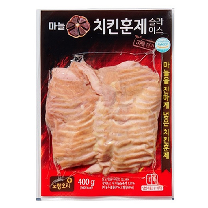 마늘치킨훈제슬라이스400g