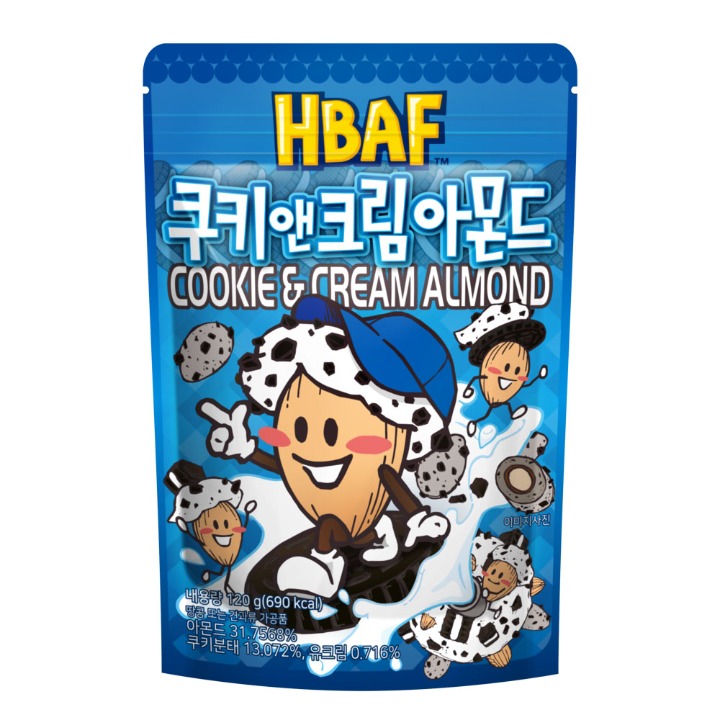 HBAF쿠키앤크림아몬드(120g)