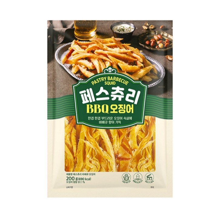*페스츄리BBQ오징어200g