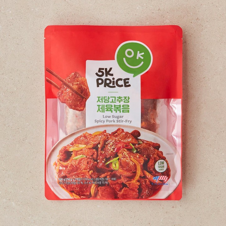 5K프라이스 저당고추장제육볶음 500g