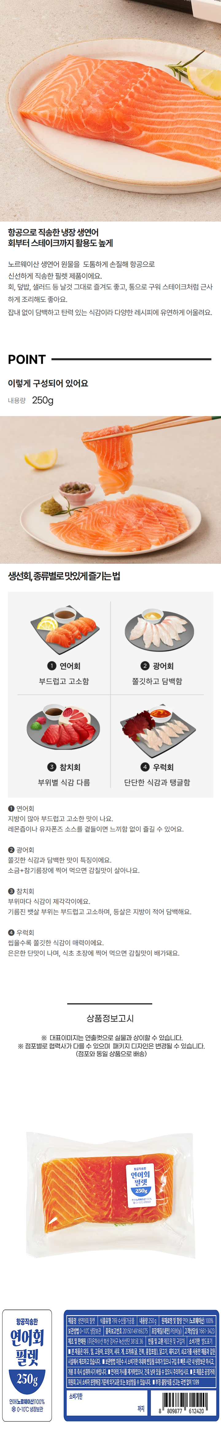연어회필렛250g연어회필렛250g